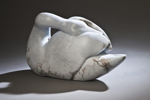 bird stone animal art sculpture swan