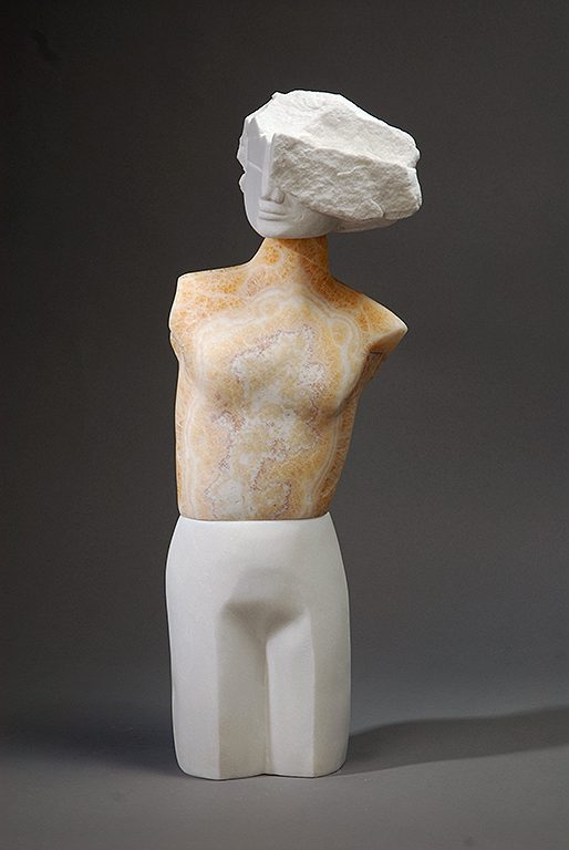 Stone figurative sculpture