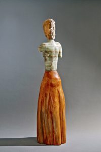 sculpture , stone, figurative art, wood, contemporary