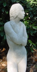 outdoor stone figurative sculpture