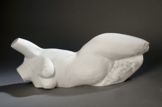 outdoor stone figurative sculpture