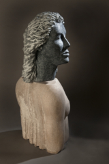 outdoor stone figurative sculpture