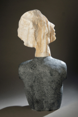 outdoor stone figurative sculpture
