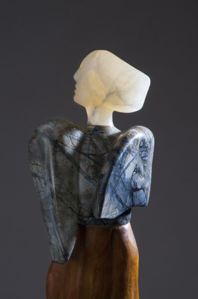 contemporary stone figurative sculpture