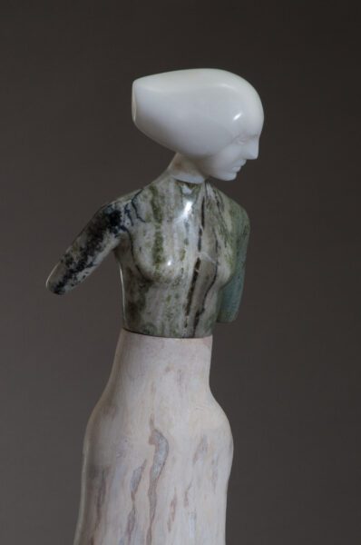 stone figurative contemporary sculpture