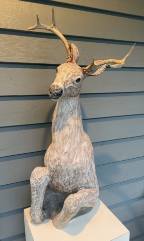 deer stone sculpture