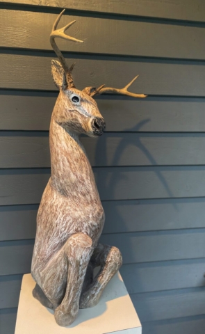 deer stone sculpture