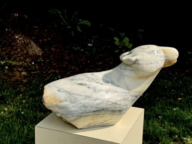 bear marble sculpture stone animal art
